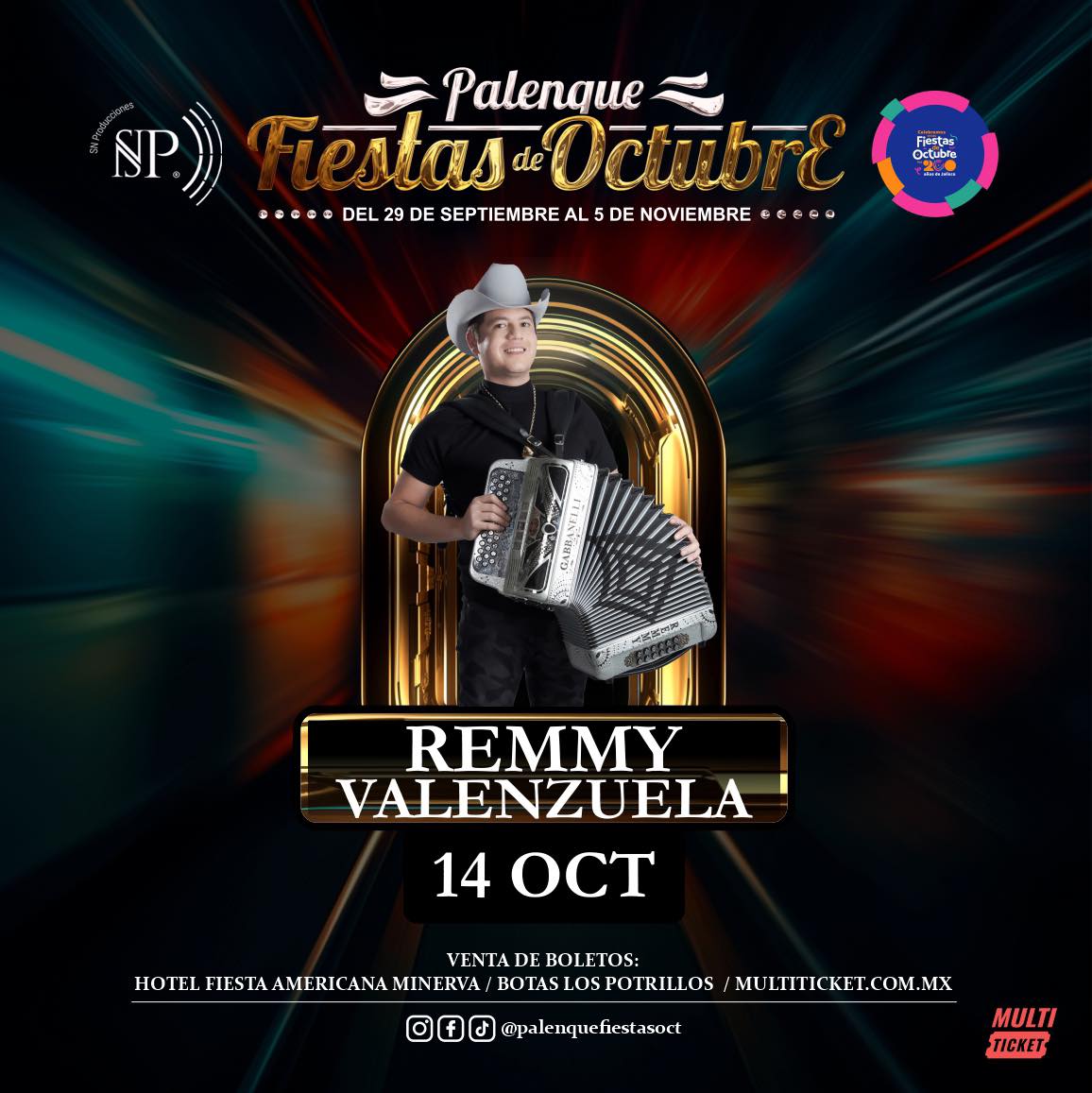 remmy valenzuela palenque fiestas de octubre 2023